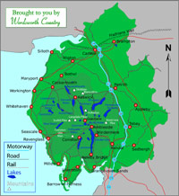 Lake District, Cumbria map